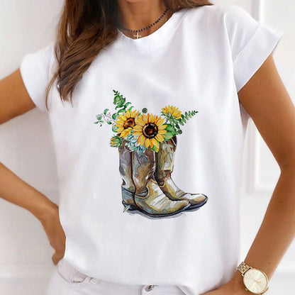 Sunflower Femal White T-Shirt J