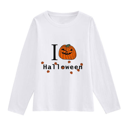 Happy Halloween Women White T-Shirt R