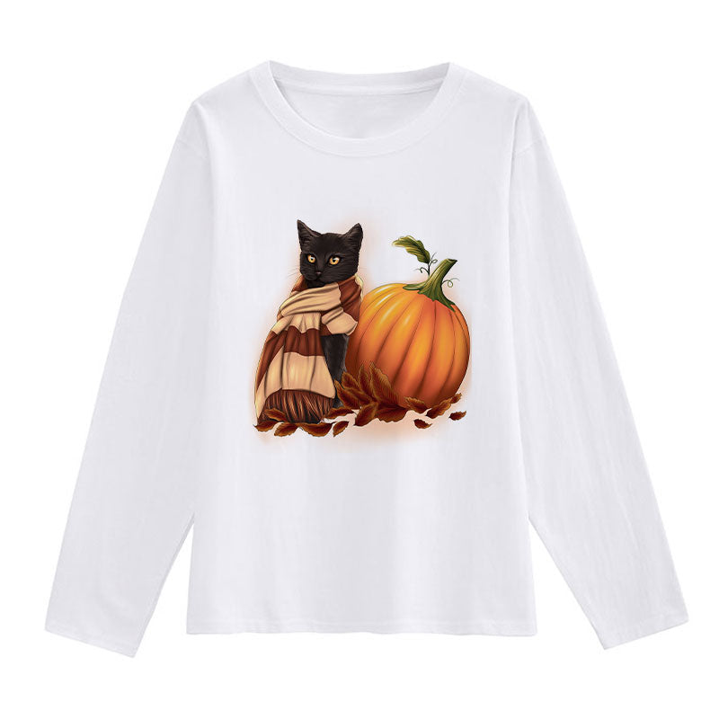 I Love Autumn White T-Shirt Q