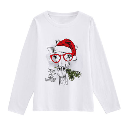 Christmas Fashion White T-Shirt S
