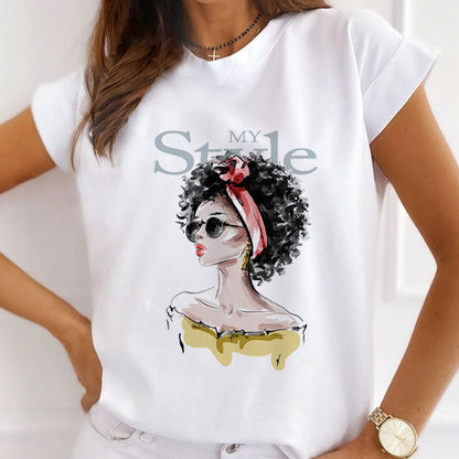 Style I : My Style Female White T-Shirt