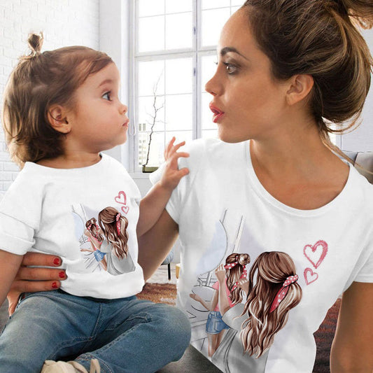Comfortable Life Family Mommy And Me T-Shirt O