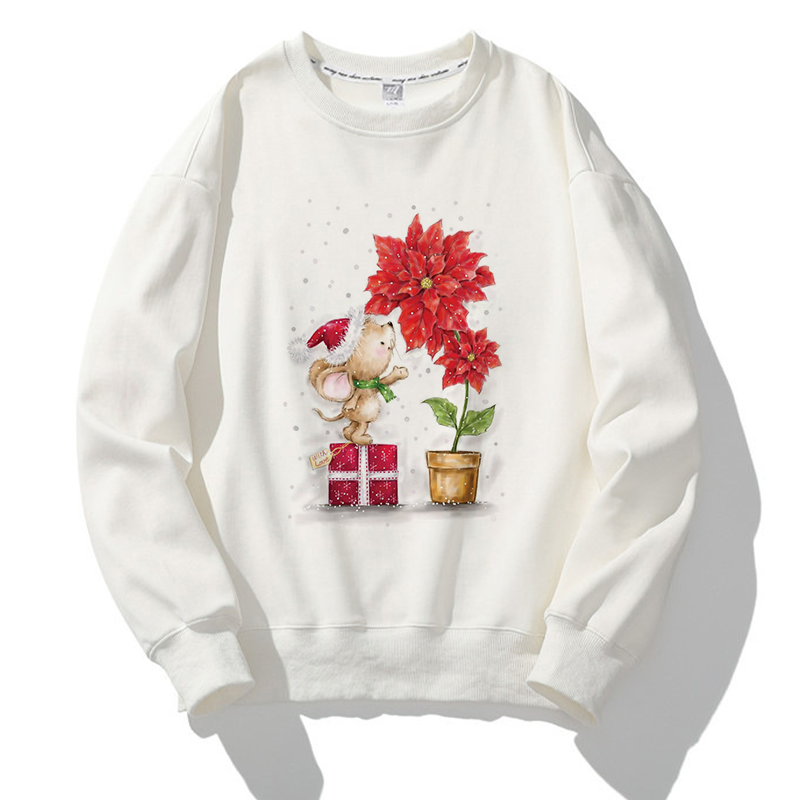 Merry Christmas O-Neck White Sweater I