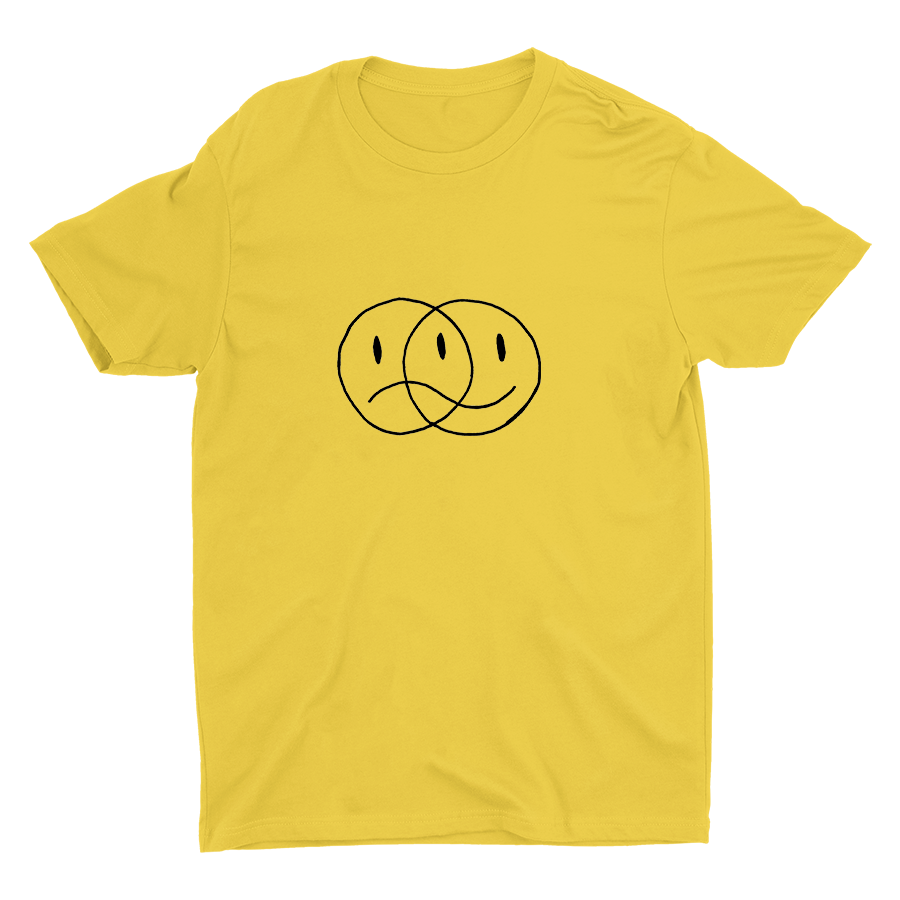 Happy and Sad Face Cotton Tee