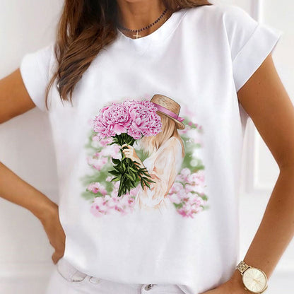 Style Y: Flower Fairy White T-Shirt