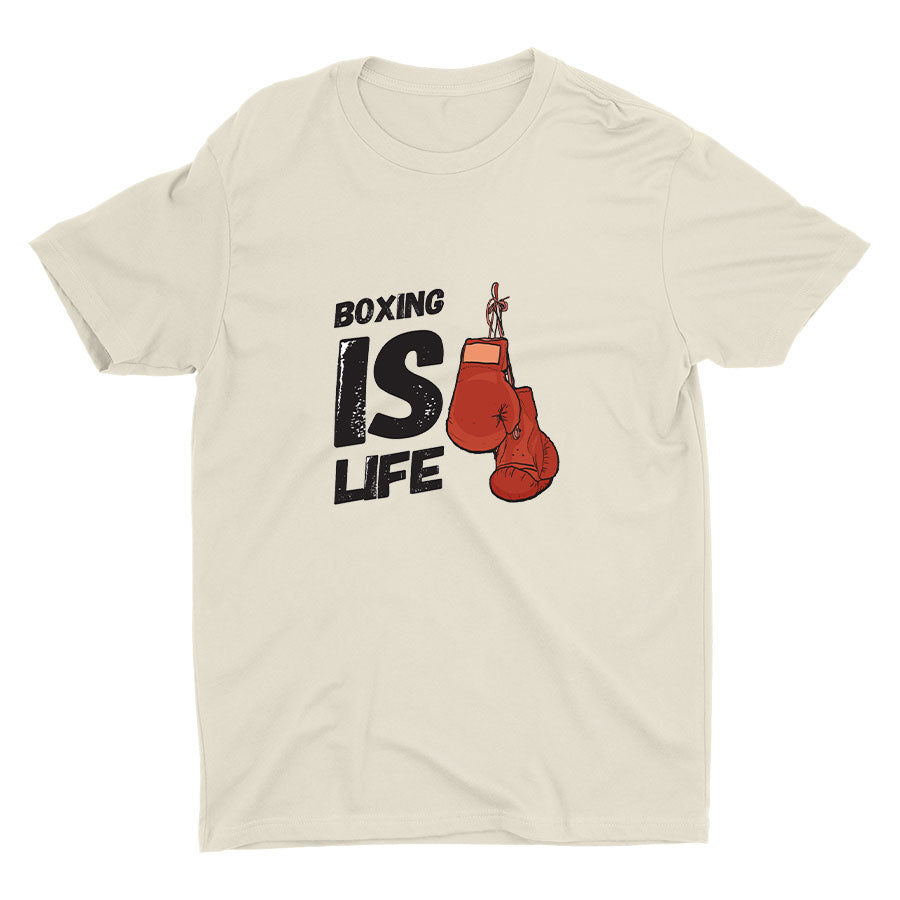 BOXING IS LIFE Cotton Tee