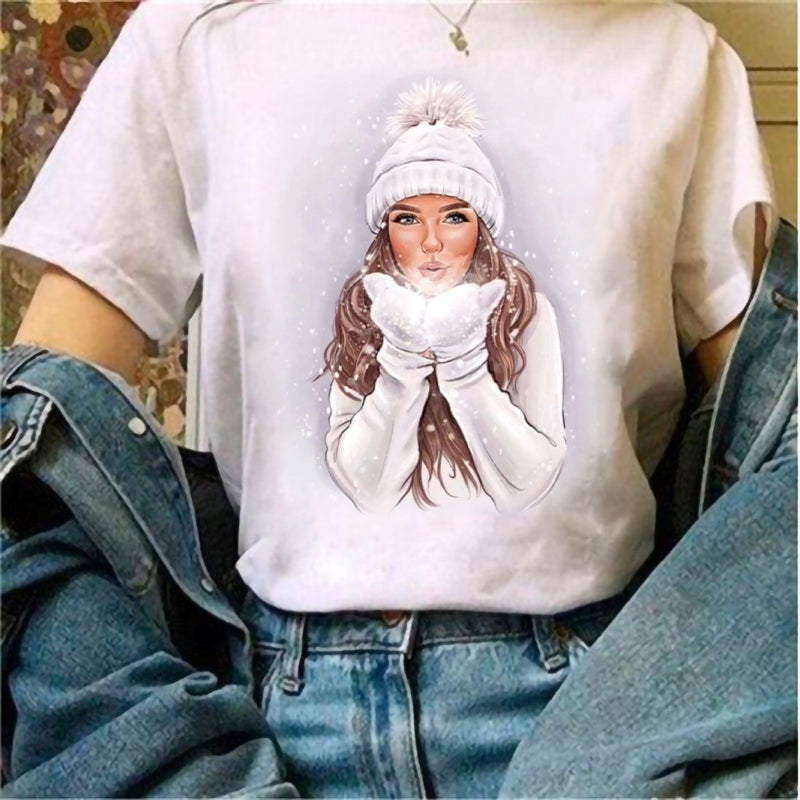 2022 White Christmas Women's T-Shirts