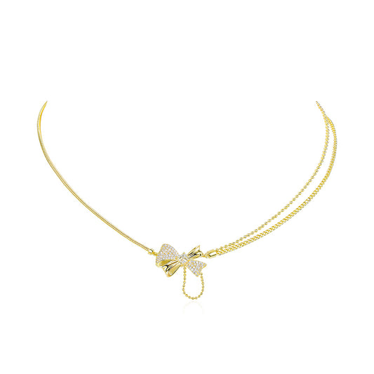 Bow Necklace