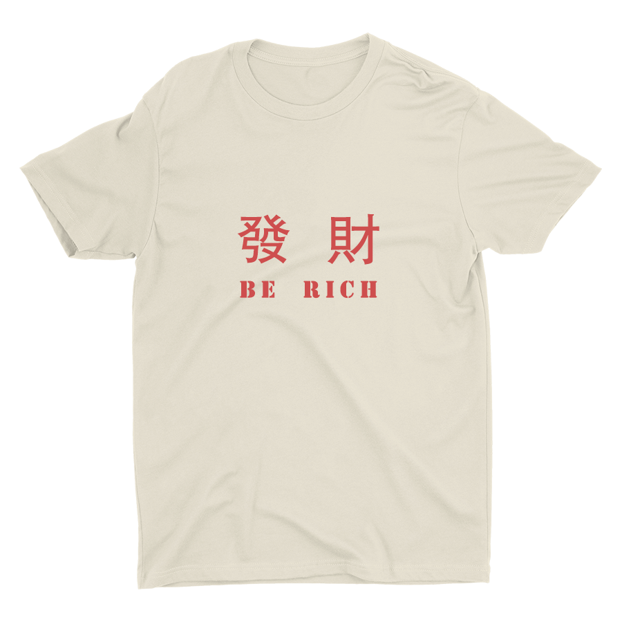 BE RICH Printed Cotton Tee