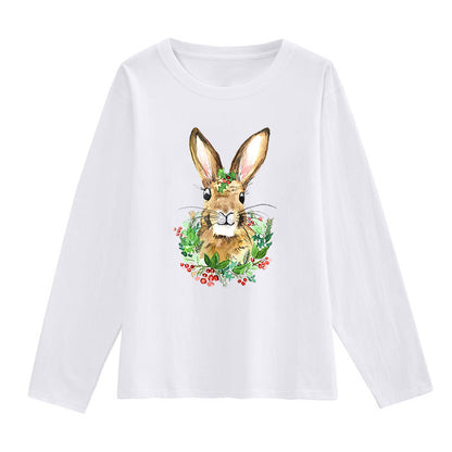 2022 Christmas Rabbit White T-Shirts