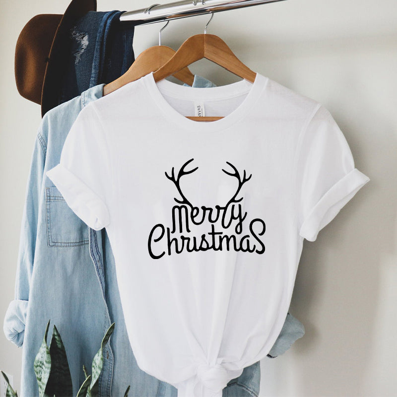 2022 Christmas Deer Women's T-Shirts