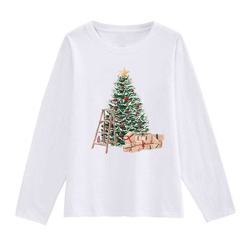 2022 Christmas Tree White T-Shirts
