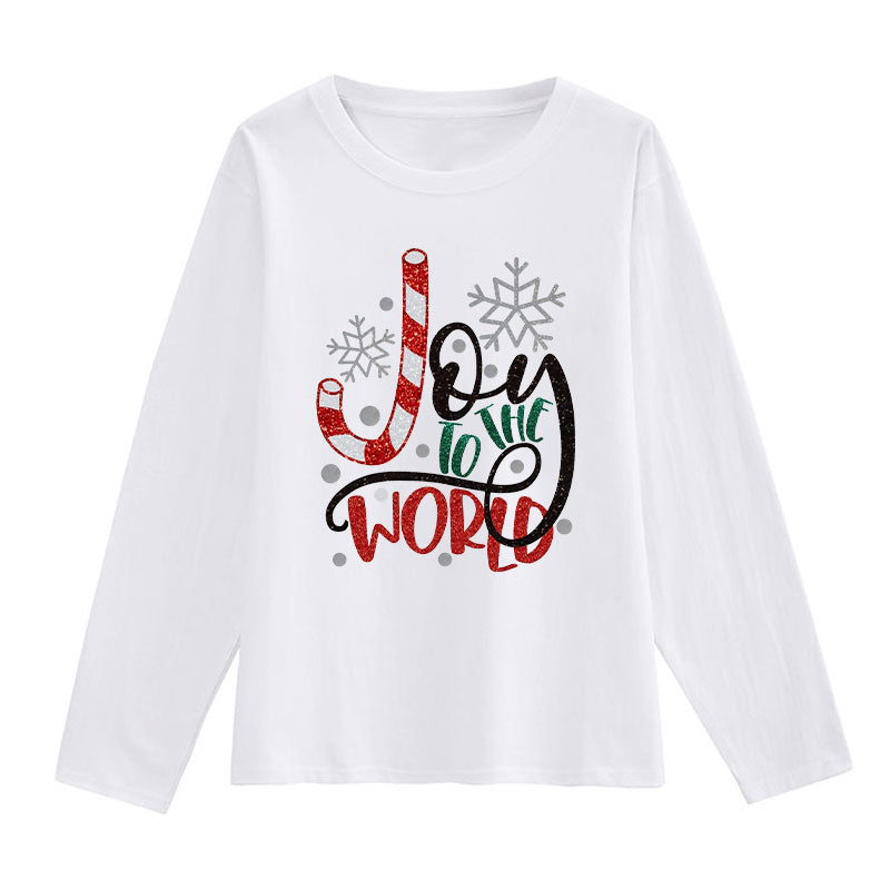 2022 Christmas Ladies' White T-Shirts