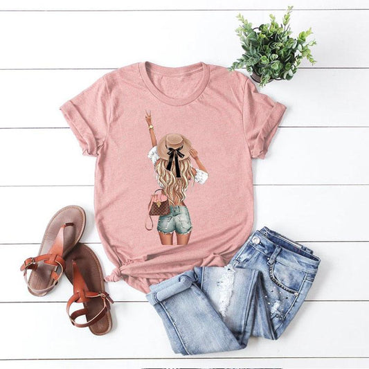 Style Q : Fashion Multicolor T-shirt