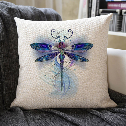 Beautiful Butterfly Linen Pillowcase