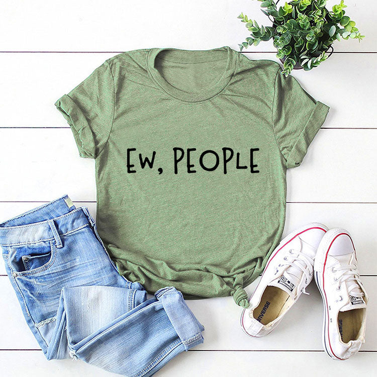 Style G : People Print T-shirt