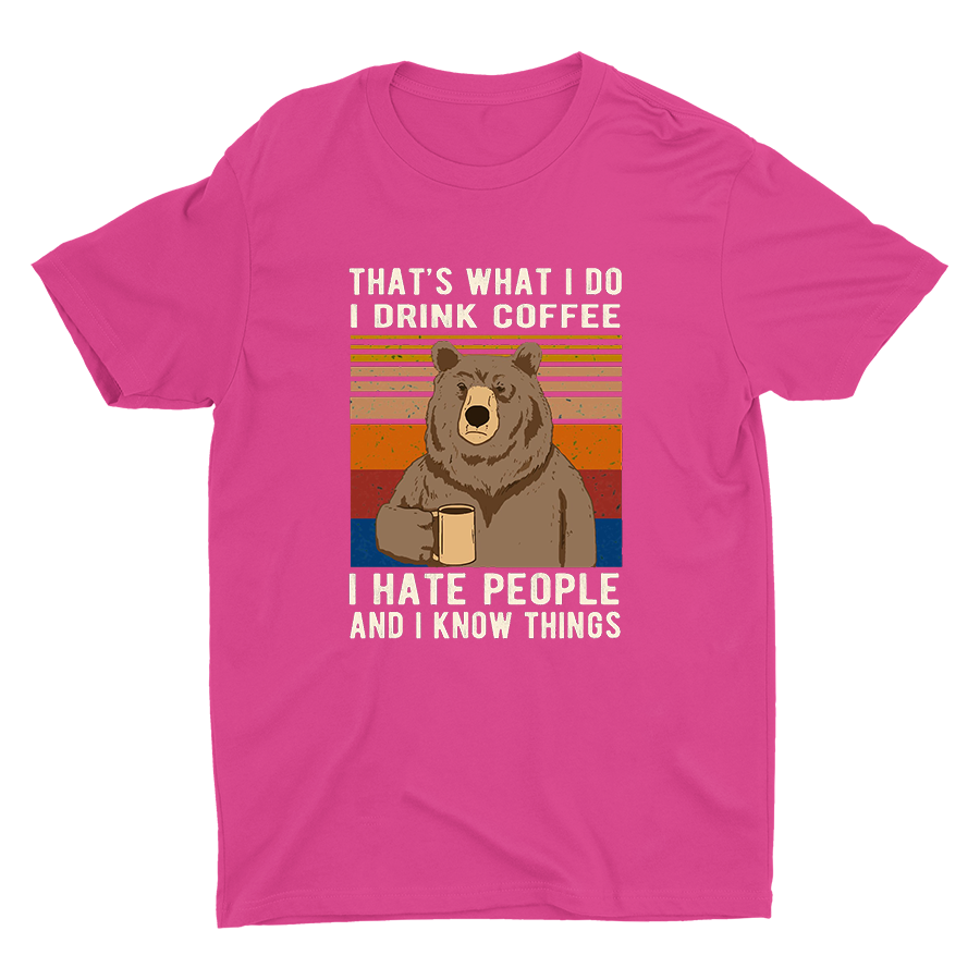 I Drink Coffee Printed T-shirt