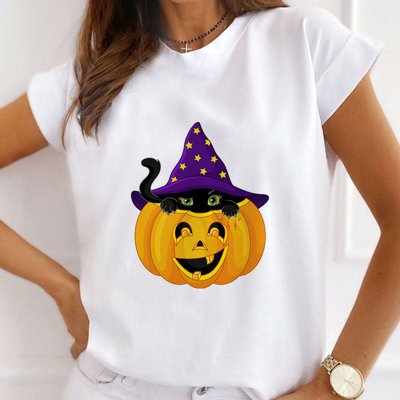 Happy Halloween White T-Shirt Z
