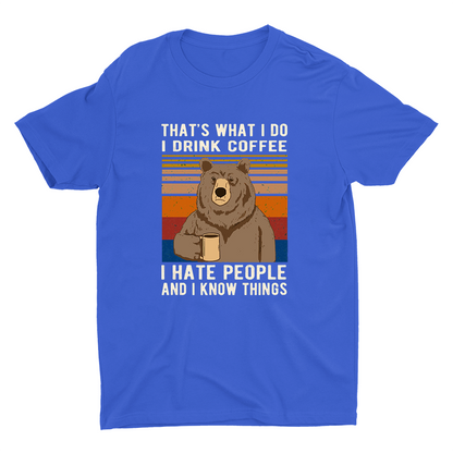 I Drink Coffee Printed T-shirt