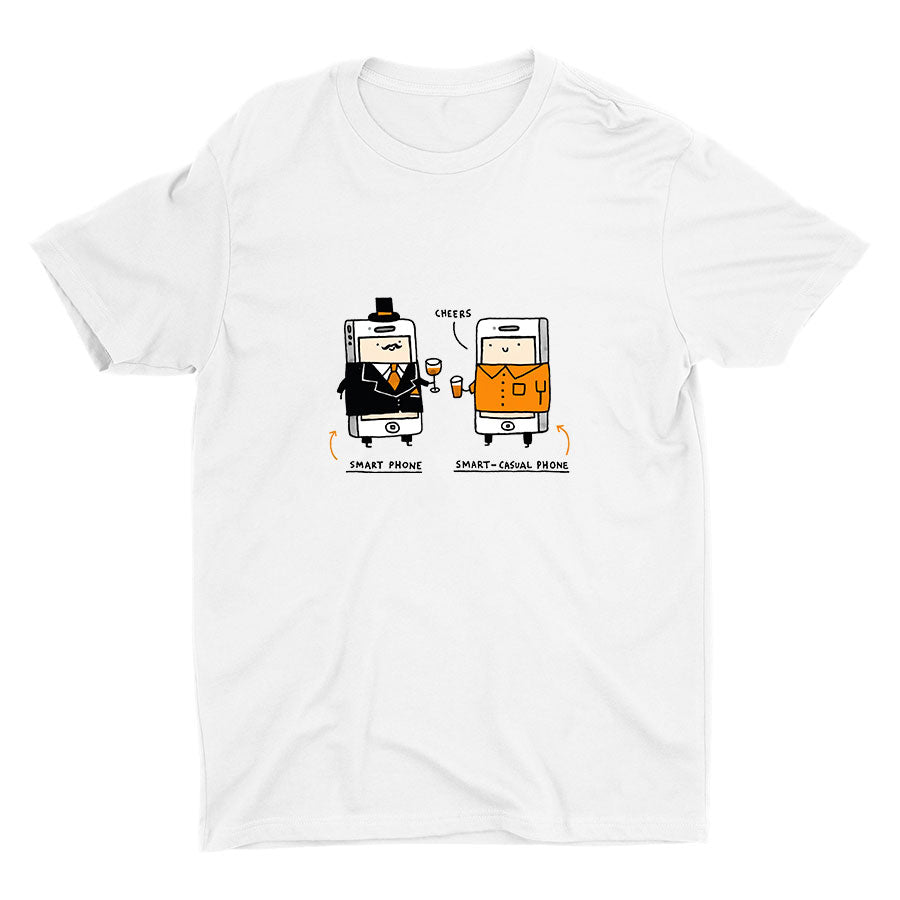 Smartphone Party Cotton Tee