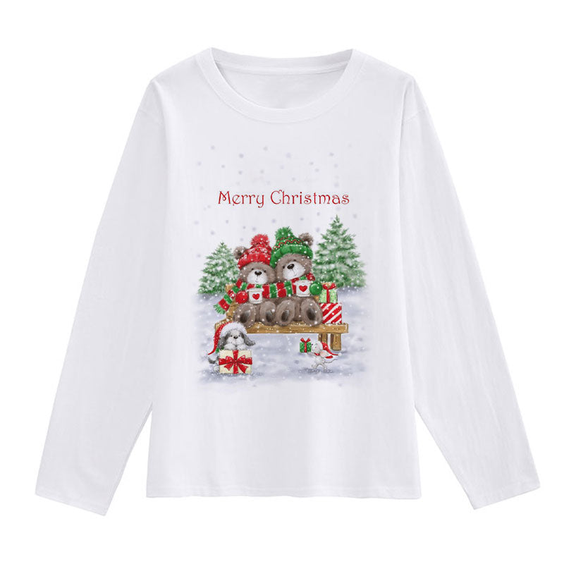 HAPPY NEW YEAR 2021 Christmas White T-Shirt K