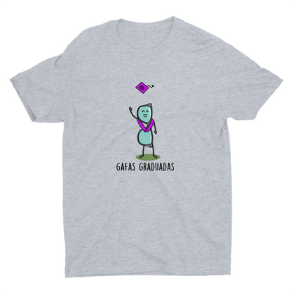 Graduation Of Glasses Cotton Tee