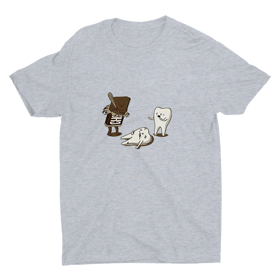 "I GOT HURT FROM CHOCLATE" Cotton Tee