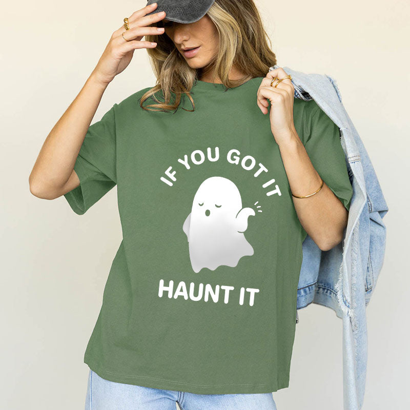 Haunt It Cotton Tee