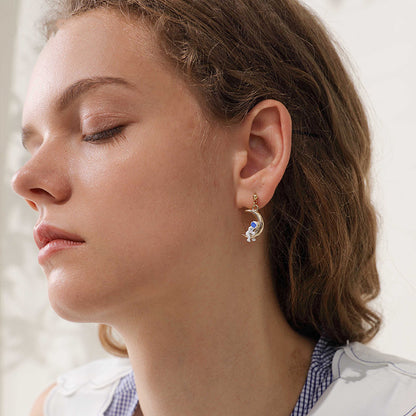 Planet Astronaut Earring