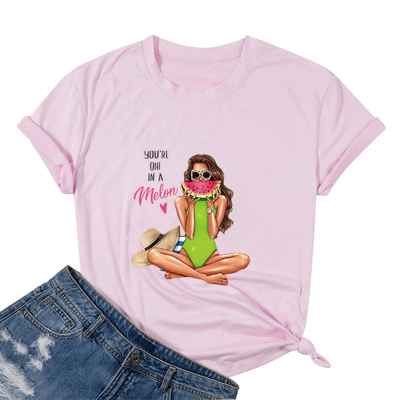 "You're One in Melon" Cotton Tee