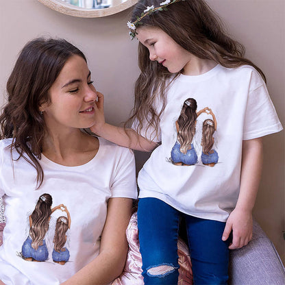Mommy Daughter Matching Tee C