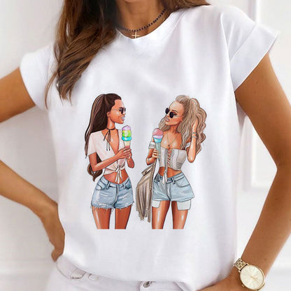 Style N£ºFashion Summer White T-Shirt