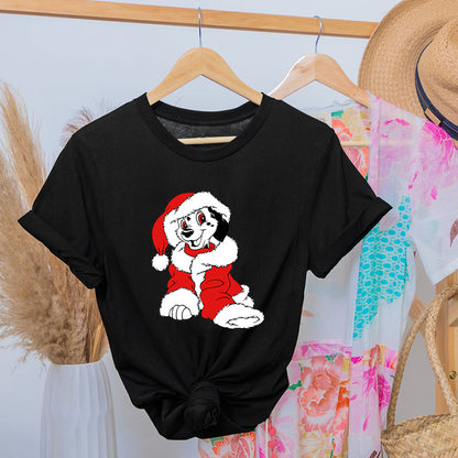2022 Christmas Cute Dog T-Shirt