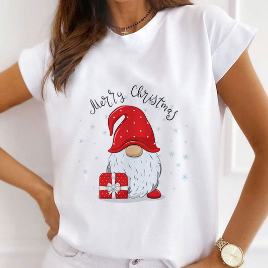 HAPPY NEW YEAR Christmas White T-Shirt P