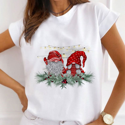 HAPPY NEW YEAR Christmas White T-Shirt Q