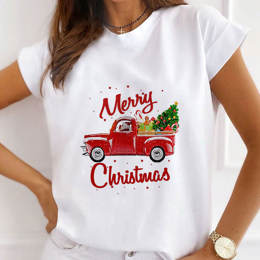 HAPPY NEW YEAR Christmas White T-Shirt R