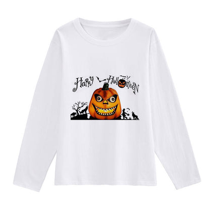 Happy Halloween White T-Shirt S