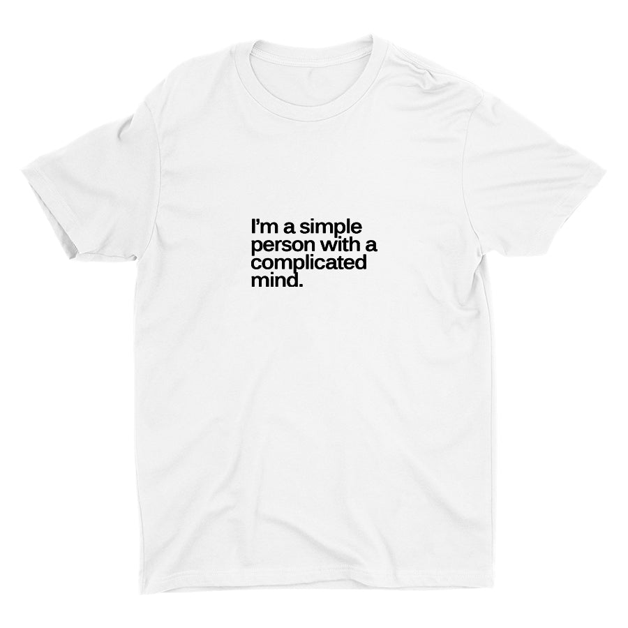 I′M A SIMPLE PERSON Cotton Tee