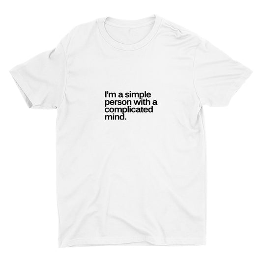 I′M A SIMPLE PERSON Cotton Tee