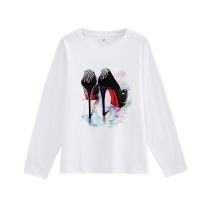 Fashion High Heel Ladies T-shirt Women Z