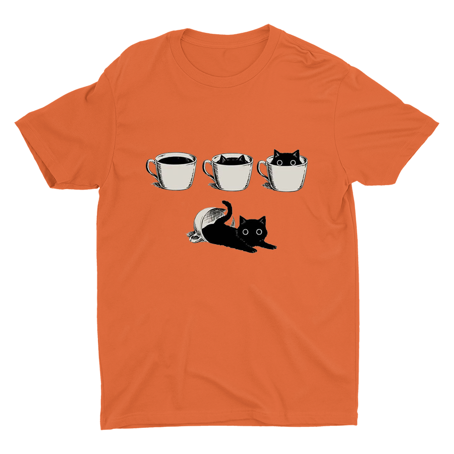 "A Cup Of Cat" Cotton Tee