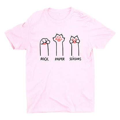 Cat Rock Paper Scissors T-shirt