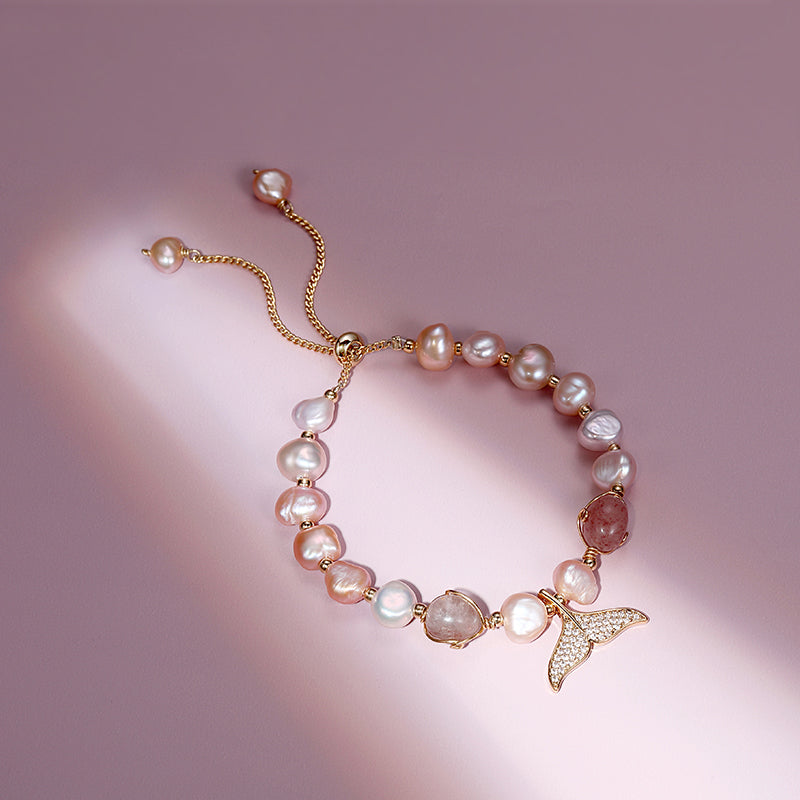 Special-shaped Pearl String Fishtail Bracelet