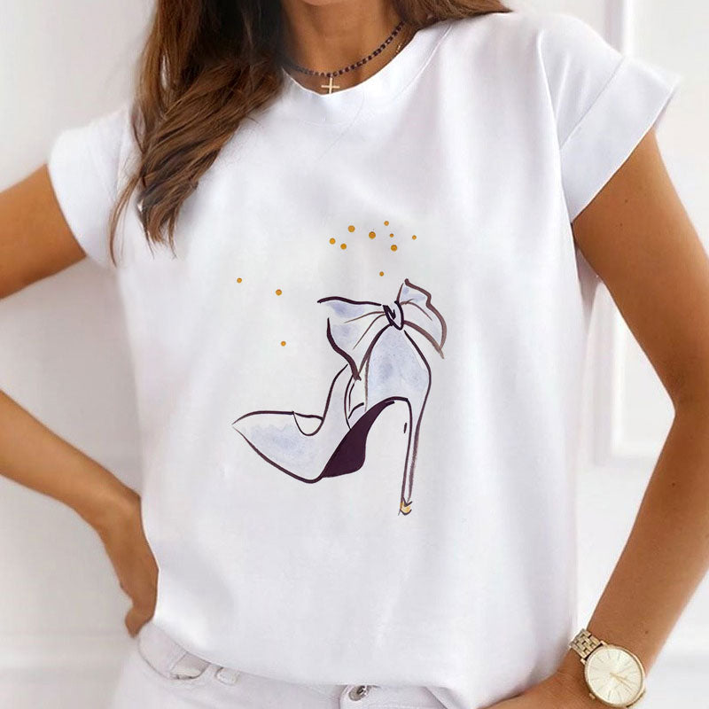 Love For Shoes White T-Shirt XX