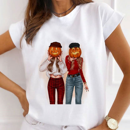 I Love Autumn White T-Shirt A