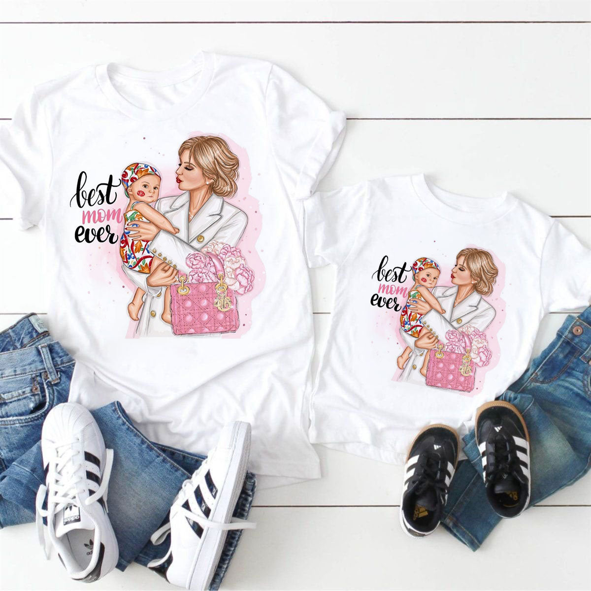 Mommy And Me T-Shirt E