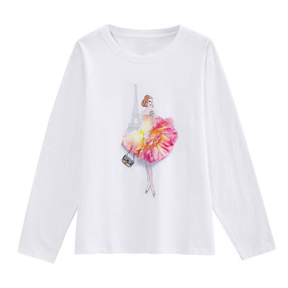 Vivid Flower White T-Shirt Z