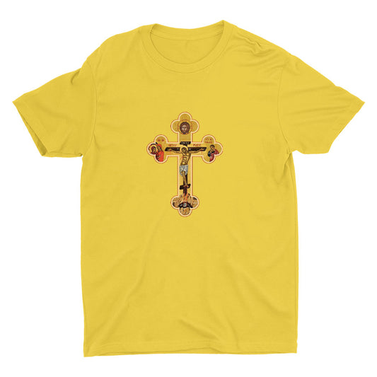 Orthodox Cross Icon Cotton Tee