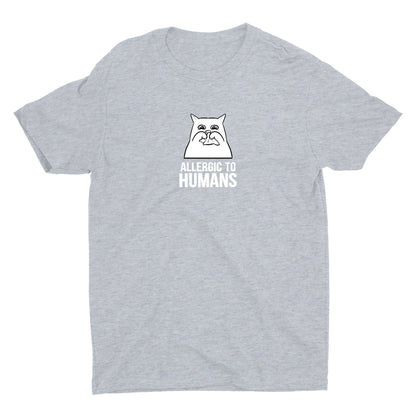 ALLERGIC TO HUMANS Cotton Tee