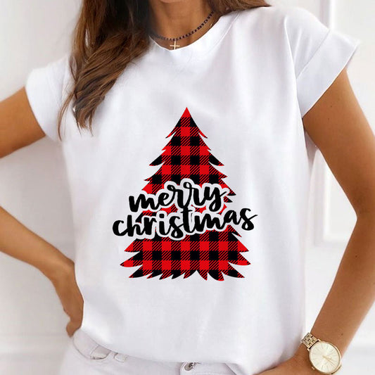 HAPPY NEW YEAR Christmas White T-Shirt X